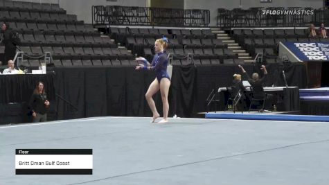 Britt Oman Gulf Coast - Floor - 2022 Elevate the Stage Huntsville presented by SportsMED & Crestwood