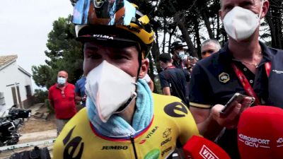 Roglic Makes It Through 'Slippery' Stage 12
