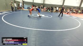 115-125 lbs Round 1 - Lucy Hornby, CNWC Concede Nothing Wrestling Club vs Aurora Hiebert, Thunder Mountain Wrestling Club