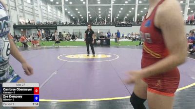 125 lbs Autumn Wilson, Kansas vs Amelia Nidelea-Polanin, Illinois