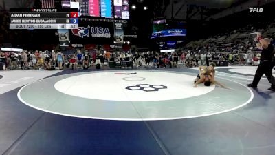 150 lbs Cons. Sub-rd Of 32 - Aidan Finnigan, PA vs James Newton-Busalacchi, CA