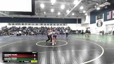 130 lbs Cons. Round 3 - Kaileia Dixon, Santa Rosa Academy vs Desiree Muro, Arroyo