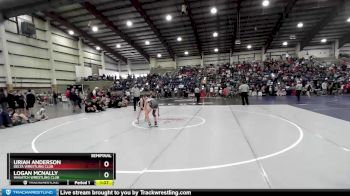 100 lbs Semifinal - Logan McNally, Wasatch Wrestling Club vs Uriah Anderson, Delta Wrestling Club