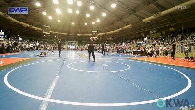 66-85 lbs Rr Rnd 2 - Emma Luper, Wyandotte Youth Wrestling vs Nahmee Wildcat, Pawhuska Elks Takedown