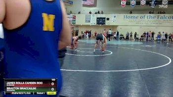 190 lbs Champ. Round 1 - James Rolla Camden Roofener, Glencoe vs Braxton Braccailini, Newberg