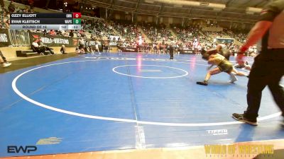 130 lbs Round Of 16 - Ozzy Elliott, The Glasgow Wrestling Academy vs Evan Kleitsch, Wapsie Valley