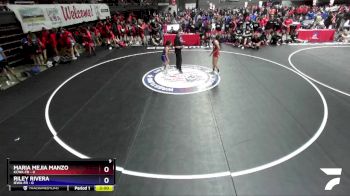 100 lbs Round 2 (16 Team) - Maria Mejia Manzo, KCWA-FR vs Riley Rivera, IEWA-FR