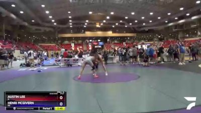 126 lbs Quarterfinal - Austin Lee, IL vs Henri McGivern, KS