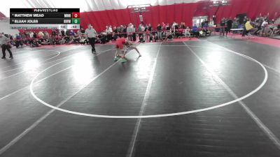 14U Boys - 132 lbs Quarters - Elijah Joles, River Valley Youth Wrestling Club vs Matthew Mead, Minnesota