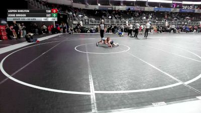 53 lbs 5th Place - Aspen Shelton, Team Tulsa WC vs Josie Briggs, East Kansas Eagles