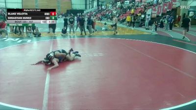 157 lbs Cons. Round 2 - Sebastian Nunez, Central Methodist vs Blake Velotta, Oklahoma Wesleyan
