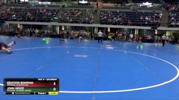 130 lbs Round 1 - Grayson Bowman, Immortal Athletics WC vs John Henze, Maverick Training Center