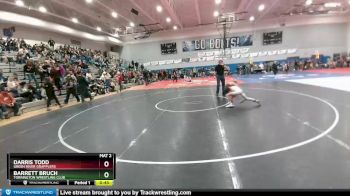 70 lbs Semifinal - Darris Todd, Green River Grapplers vs Barrett Bruch, Torrington Wrestling Club