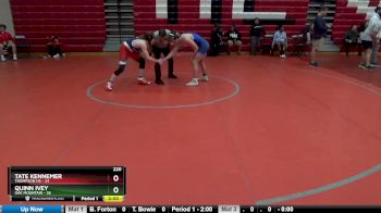 220 lbs Round 3 (12 Team) - Tate Kennemer, Thompson HS vs Quinn Ivey, Oak Mountain