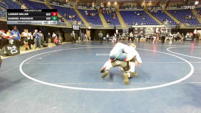 145 lbs 5th Place - Landen Miller, North Penn vs Gabriel Paraniuk, Central Valley