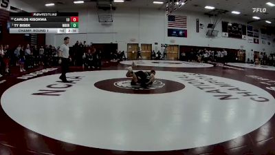 141 lbs Champ. Round 1 - Ty Bisek, Concordia-Moorhead vs Carlos Kisokwa, Linfield