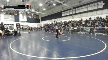 215 lbs Quarterfinal - Adam Avila, Brawley vs Jesus Hernandez, Bishop Amat