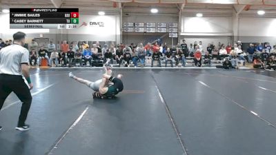 157 lbs Semifinal - Casey Barnett, Tiffin vs Jimmie Bailes, Glenville State