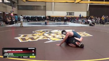 184 lbs Semifinal - Jake Nase, Delaware Valley vs Andrew Williamson, Trine