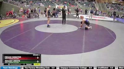 191 lbs Round 2 - Renaeh Ureste, Gray Harbor College vs Megan Webster, Gray Harbor College