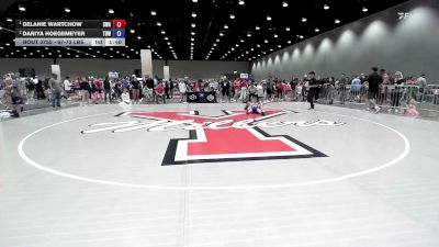 67-73 lbs 1st Place Match - Delanie Wartchow, Shelton Wrestling Academy vs Dariya Hoegemeyer, The Best Wrestler