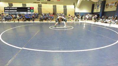 285 lbs Champ. Round 2 - Wade Wheeler, Liberty vs Greg Dennard, Bluefield State