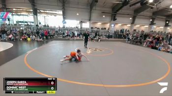 58 lbs 3rd Place Match - Joseph Garza, Wesley Club Wrestling vs Dominic West, Wesley Club Wrestling
