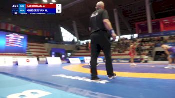 57 kg 1/2 Final - Munkh Erdene Batkhuyag, Mongolia vs Manvel Khndzrtsyan, Armenia