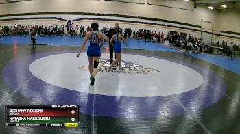 130 lbs 3rd Place Match - Bethany Regione, Aurora vs Natasha Markoutsis, Aurora