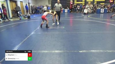 71.4-77.4 lbs Rr Rnd 5 - Leeah Stephen, Felix Wrestling Acad. vs Braelynn Simmons, Armstrong