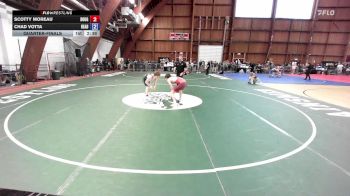 132A lbs Quarterfinal - Scotty Moreau, Doughboy Wc/belmont Hill School vs Chad Votta, Headhunters Wrestling Club/ Mount Saint Joseph High School