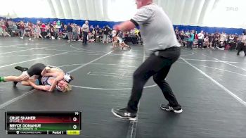 76 lbs Round 1 (8 Team) - Crue Shaner, CP Elite vs Bryce Donahue, Highland Hornets