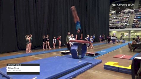 Olivia Skov - Women's Group, Twin City Twisters - 2021 Women's Xcel Region 4 Championships