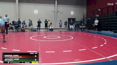 197 lbs Cons. Round 4 - Armond Jones, Atlanta Wrestling Academy vs Anthony Lowe, Life University