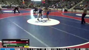 116 lbs Quarterfinal - Jasmine Robinson, Conway vs Kassidy Haggard, Bentonville West
