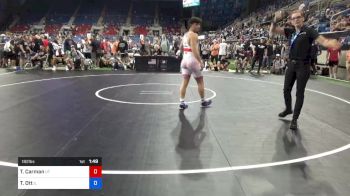 182 lbs Rnd Of 32 - Ty Carman, Utah vs Tyler Ott, Illinois