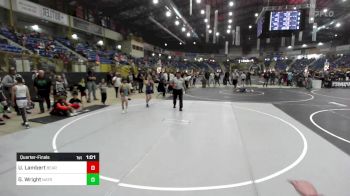 74 lbs Quarterfinal - Uriah Lambert, Bear Cave WC vs Gavin Wright, Natrona Colts