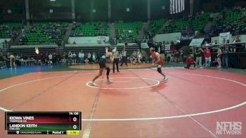 7A 138 lbs Semifinal - Landon Keith, Chelsea vs Kiowa Vines, Thompson HS