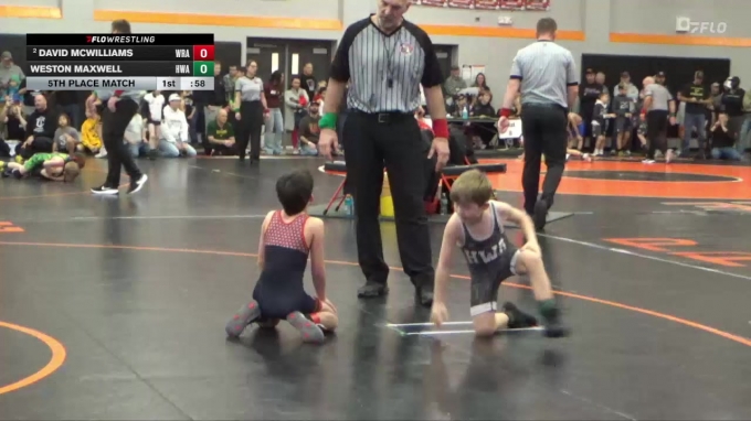 Wrath Matching PW-16 lbs 5th Place Match - David McWilliams, Wrath vs Weston Maxwell ...