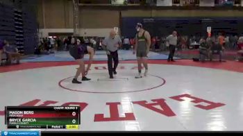 170 lbs Champ. Round 3 - Bryce Garcia, Pueblo County vs Mason Berg, Mesa Ridge