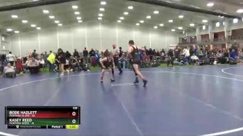 125 lbs Round 4 (6 Team) - Kasey Reed, Montana White vs Bode Hazlett, Montana Silver