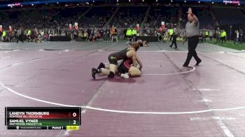 D4-157 lbs Cons. Round 3 - Samuel Vyner, Whittemore-Prescott HS vs Landyn Thornburg, Montrose Hill-McCloy HS