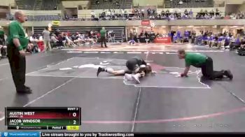 126 lbs Round 1 (4 Team) - Jacob Windsor, Staley vs Austin West, Anoka