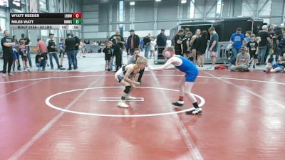 63 lbs Cons. Rd Of 16 - Wyatt Reeder, Lind-Ritzville Marmots Wrestling vs Miles Watt, North Montana Wrestling Club