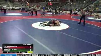 5A 160 lbs Cons. Round 2 - Lucas Hoffman, Beebe High vs Anthony Gomez, Searcy High