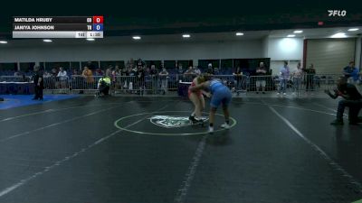 160 lbs 5th Place - Matilda Hruby, CO vs Janiya Johnson, TN