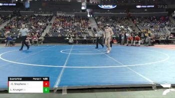 126 lbs Quarterfinal - Chase Stephens, Tell City vs Liam Krueger, Columbus East