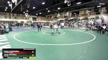 113 lbs 7th Place Match - Isaac Castaneda, Canyon Springs vs Nate Mitchell, Del Oro