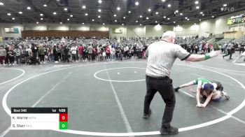 57 lbs Semifinal - Kaiden Warne, Motherlode WC vs Stetson Starr, Fallon Outlaws WC