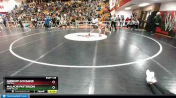 126 lbs Cons. Round 4 - Andrew Gonzales, Central vs Malachi Patterson, Star Valley